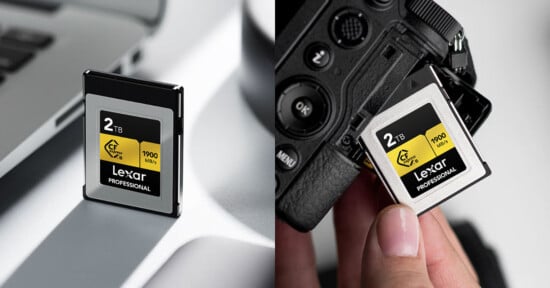 Lexar CFexpress Type B Gold Series memory card